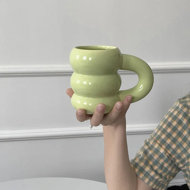 

Милая кружка для эспрессо, пивной термос, персонализированный эстетический подарок, кофейная чашка, керамические идеи