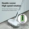 Rechargeable Cordless Electric Mop with LED light Dual-wheel High-speed Rotary Sweeper Automatic Water Spray Window Glass washer 5