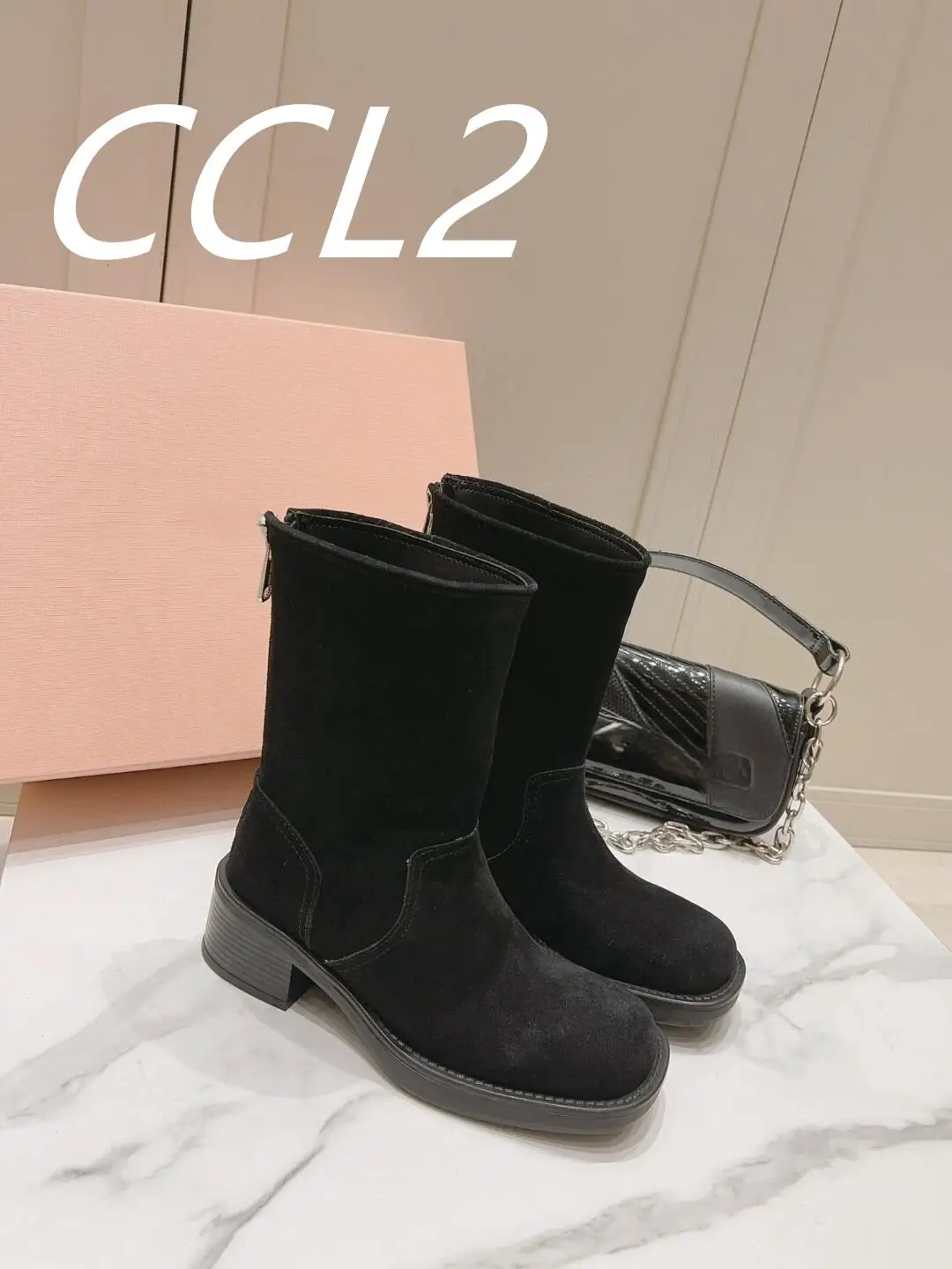 

Женские рыцарские Сапоги на молнии с кожаным верхом и кожаной подкладкой, Размеры 35-40