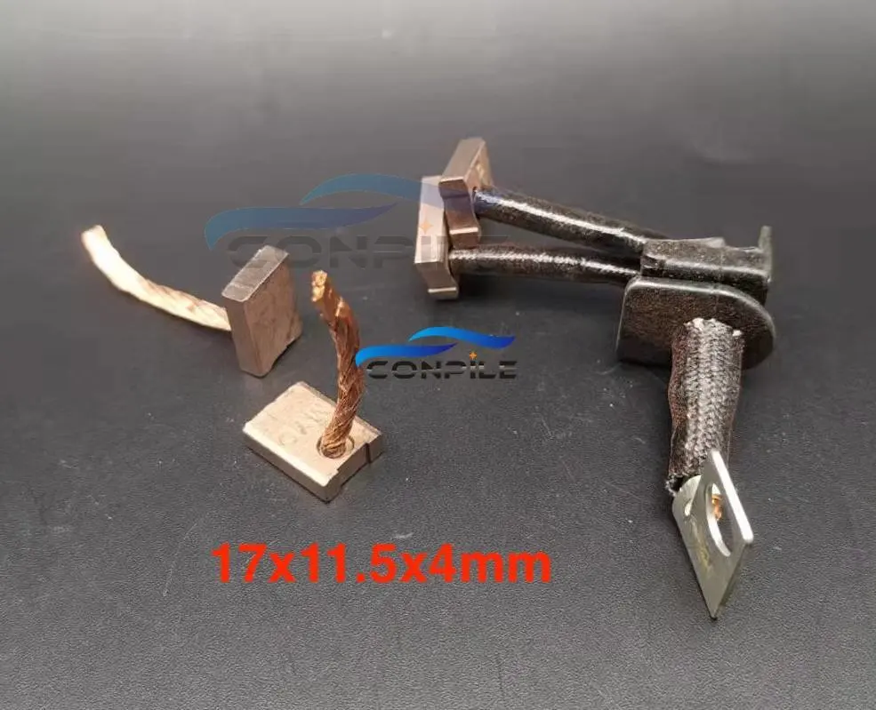 Car Starter Motor Carbon Brush 17x11.5x4mm for Mitsubishi 491 Jinbei BYD F3
