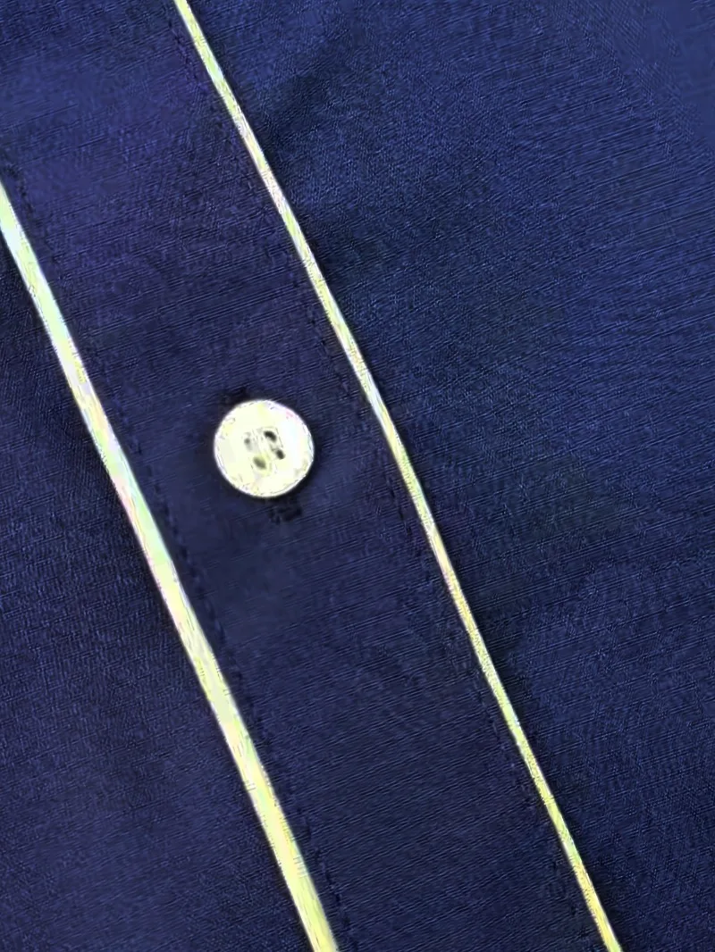 2025 جديد الرجال المرقعة قميص الموضة الفاخرة طويلة الأكمام الذكية عادية أربعة الموسم سهرة رجل مايكرو مطاطا القمصان