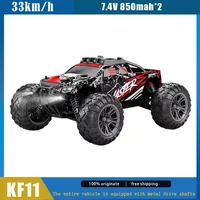 KF11 4WD 1:16 50KM/H Brushless RC Drift Off-Road Car With LED Light IPX6 Waterproof Electric High Speed Racing Outdoor Truck Toy 1