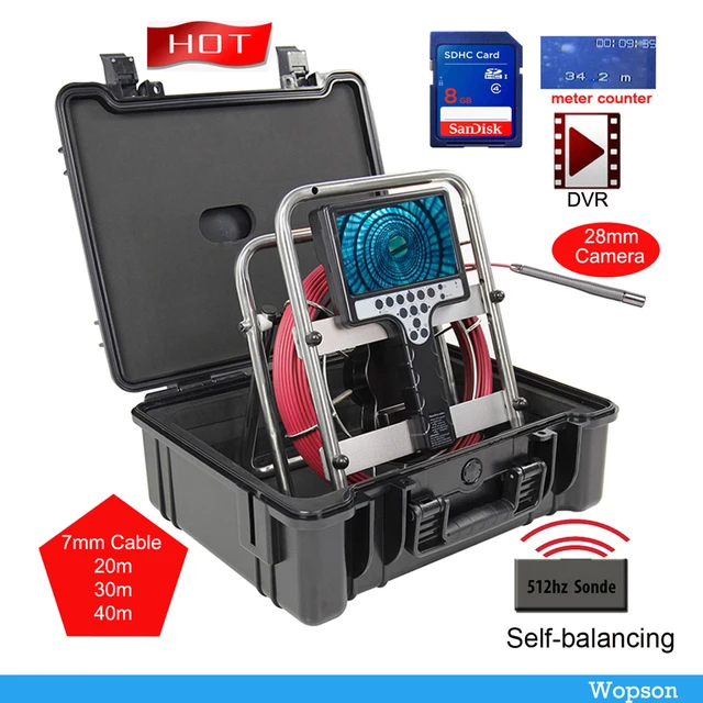 7'Inch LCD Handheld TFT Screen monitor Case for wopson handheld pipe inspection camera replace repair screen 4