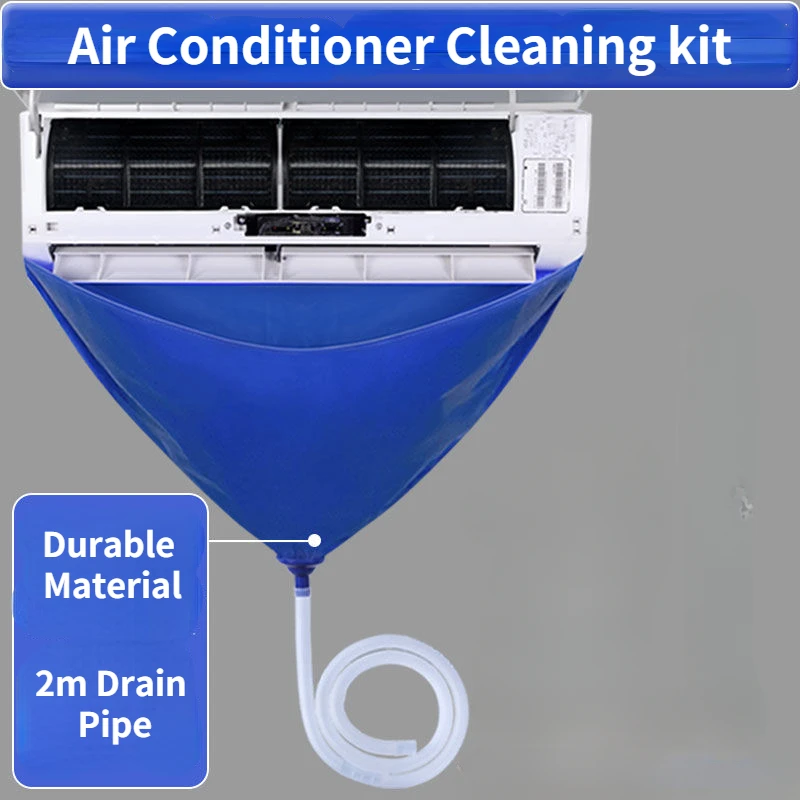 Air conditioner cleaning kit Air conditioner cleaner Air Conditioner Cleaning Bag Waterproof Drain for Washing Air Conditioning Water drain-pipe Ac Cleaning Kit Aircon Cleaner Tools