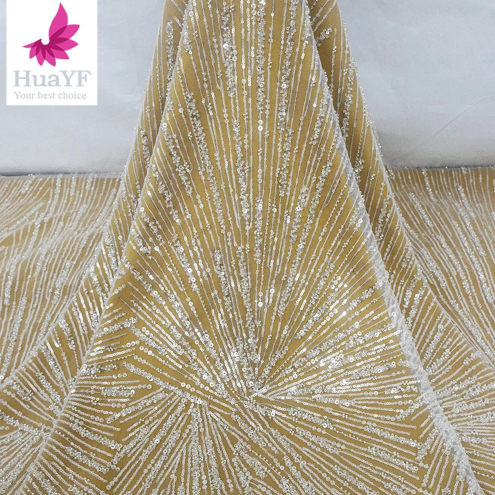 

1 ярд Благородное женское свадебное платье в форме метеорита, белая кружевная ткань с блестками, инкрустированная стразами, одежда для рукоделия