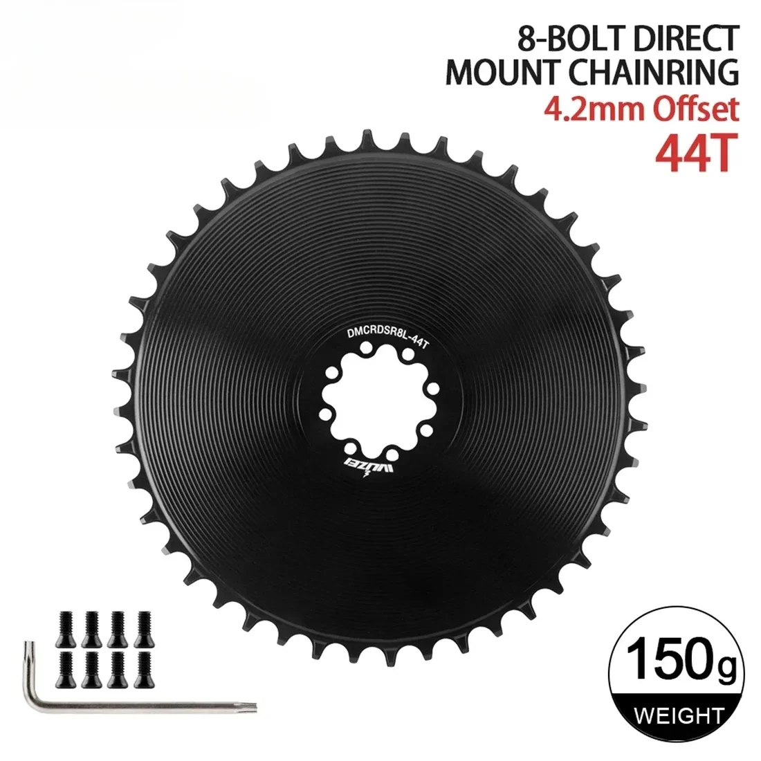 8-Loch-Kettenblatt, kompatibel mit SRAM AXS Force Red Direct Mount Rennrad 40T/42T/44T/46T/48T/50T/52T/54T/56T/58T Narrow Wide – Detail 25