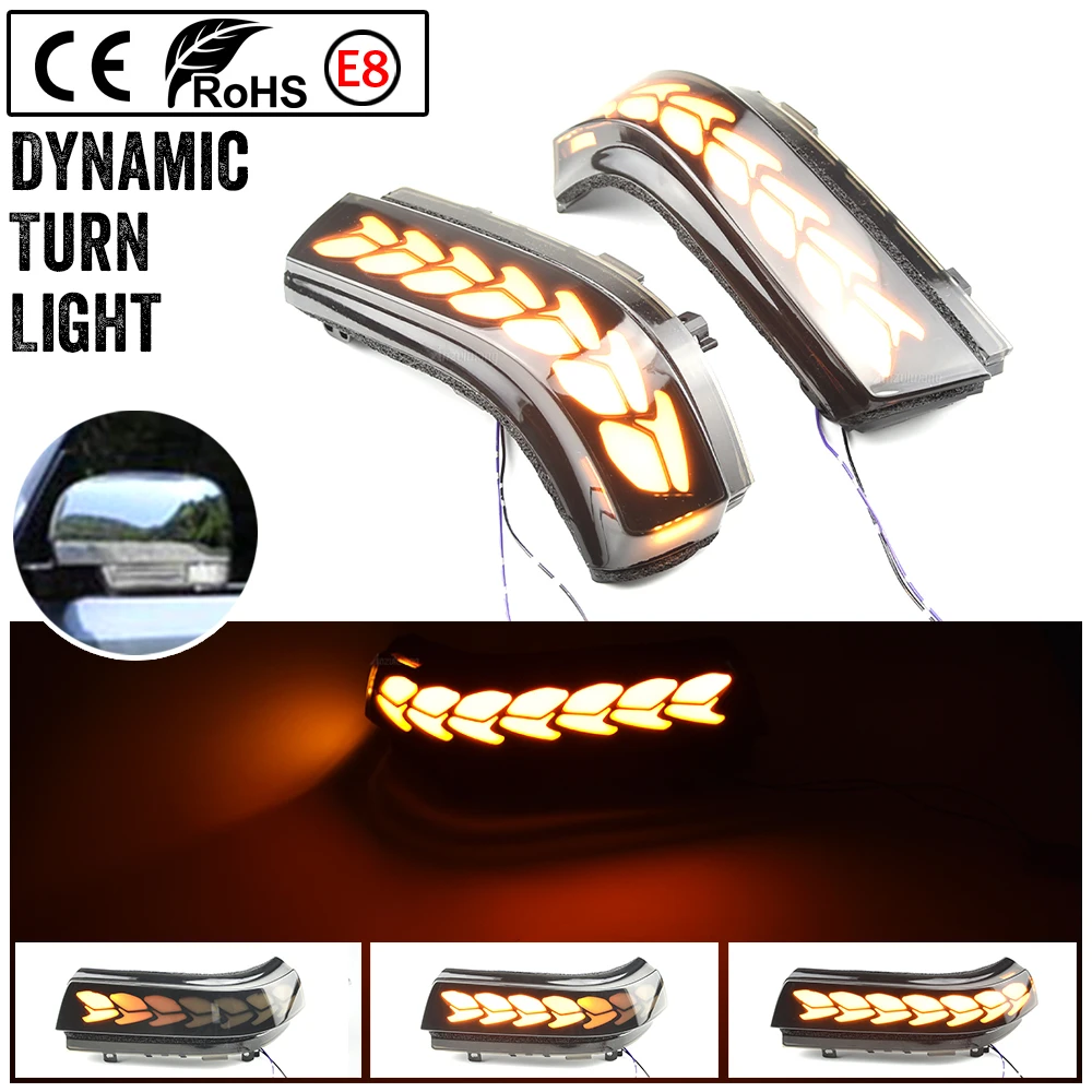 

Car Dynamic Turn Signal Light LED Side Mirror Indicator Blinker Lamp For Mitsubishi Pajero V73 V77 V93 V97 2006-2019