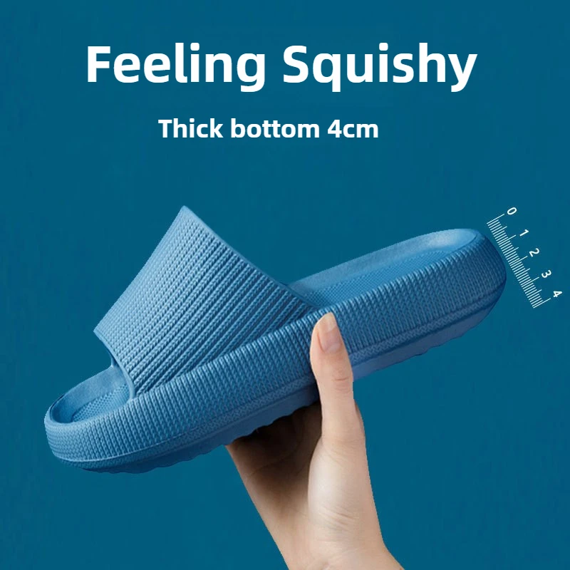 EVA Thick Sole Bathroom Slippers