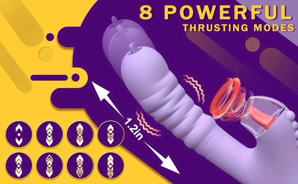 Sucking Clitoral Stimulator And Thrusting G-spot Vibrator_voghion.com