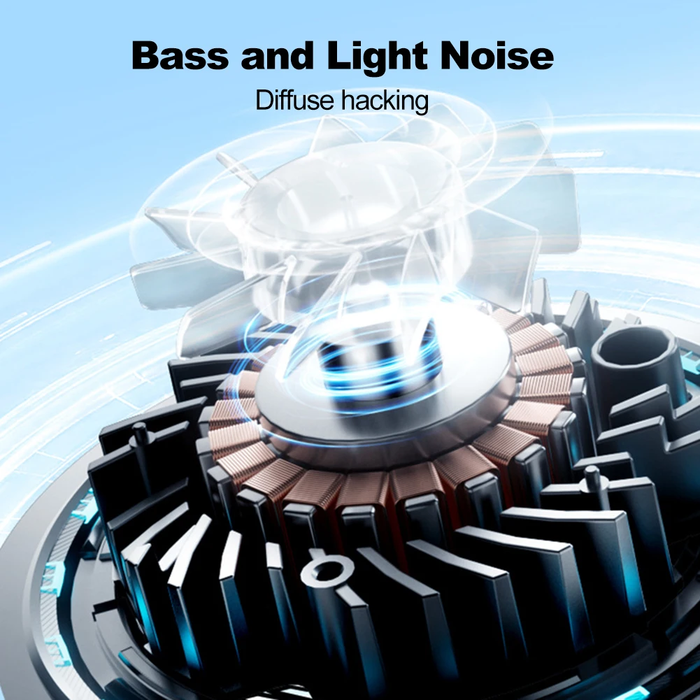 자석/백클립 휴대폰 반도체 냉각기 디지털 디스플레이 모바일 쿨링 팬 안드로이드/아이폰 15 14 13 12용