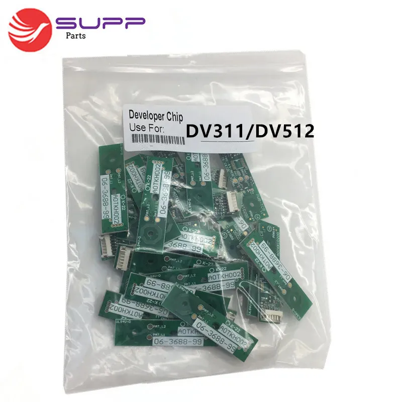 DV311 DV512 Developer Unit Chip For Konica Minolta Bizhub C224 C284 C364 C454 C554 C220 C280 C360 224 284 364 454 554 4PCS