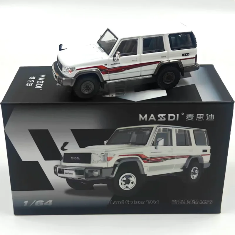 MASSDI 1/64 Scale 1994 Land Cruiser LC76 Alloy Car Model Adult