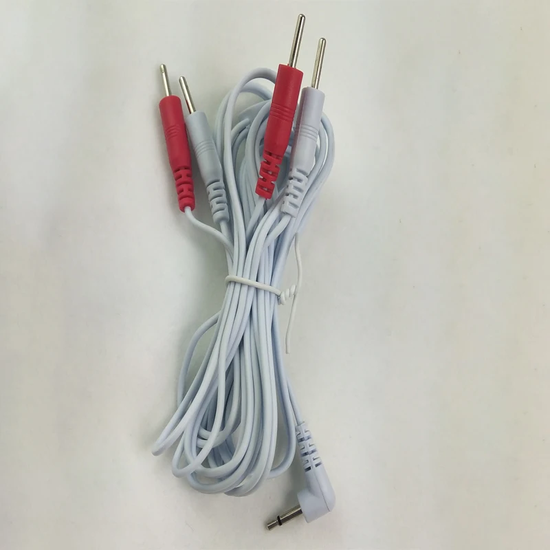 E-Stim Monopolar Conductive Loops Cock Rings Electrosex Penis Ring Rubber Tube TENS Unit Electrodes Medical Sex Toys For Men