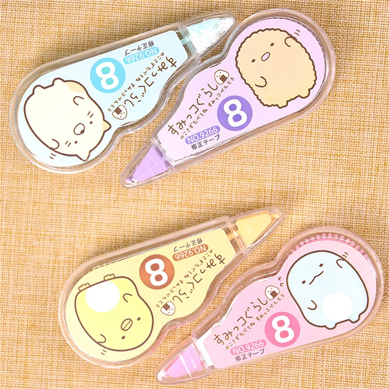 Cute Lovely White Out Corrector Correction Tape Stationery Student Altered Tapes School Office Supplies 1pcs correction tape correction supplies
