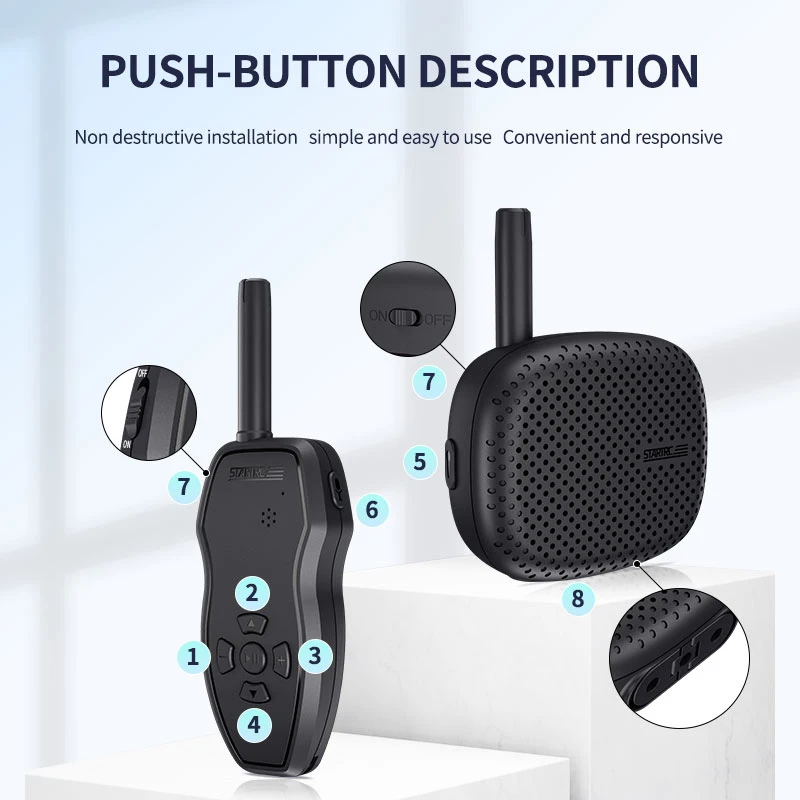 Altoparlante drone Megafono Altoparlante vocale per serie DJI Mavic Megafono Altoparlante vocale wireless Dispositivo per gritarsi Accessorio drone - immagine 4