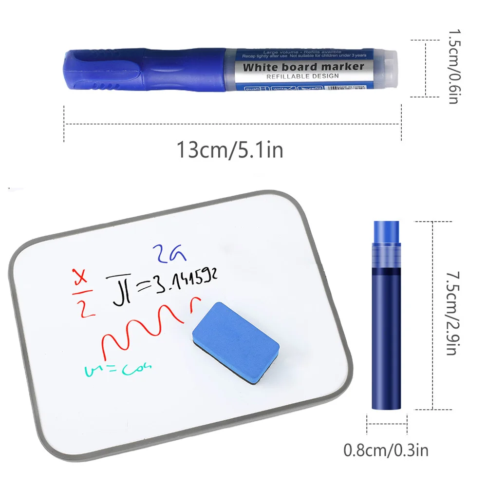 4 가지 색상 건식 지우기 화이트 보드 마커 펜 리필 가능 지울 수있는 분필 펜 낮은 냄새 화이트 보드 마커 사무실 학교 문구