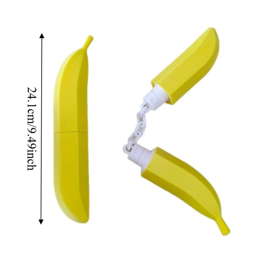 창의적인 바나나 쌍절곤 장난감 3D 프린팅 시뮬레이션 과일 엄지척 장난감 시뮬레이션 과일 소품 사실적인 바나나 접이식 장난감