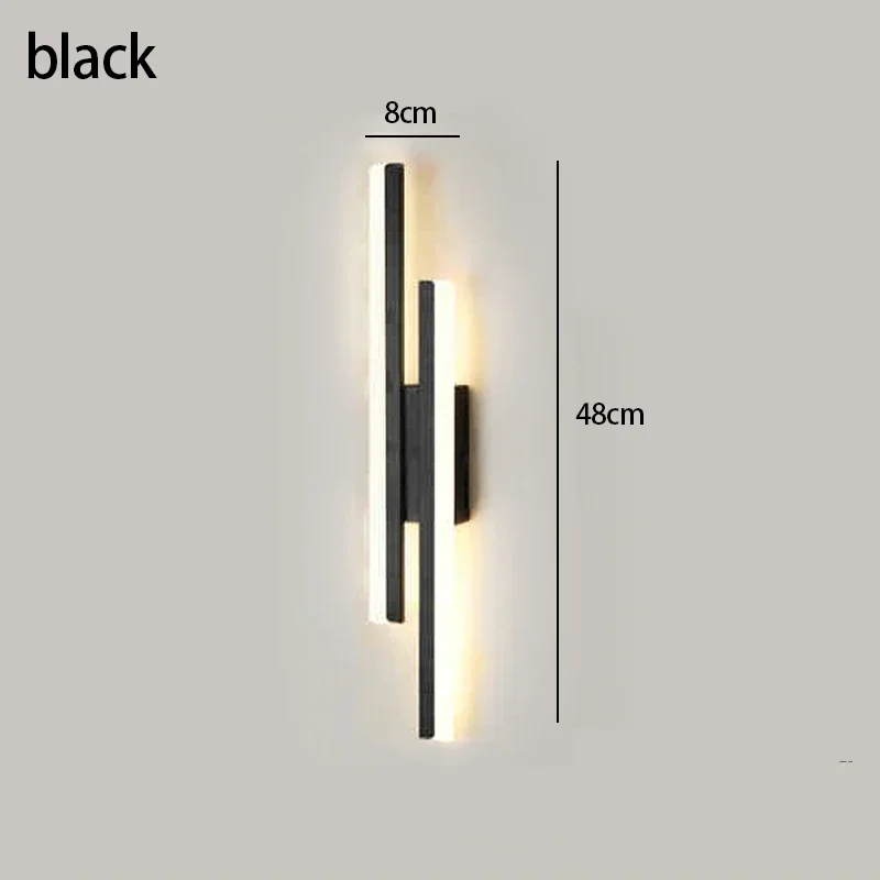 الحديثة الجدار مصباح شمعدانات جدارية خط النحاس الأ...