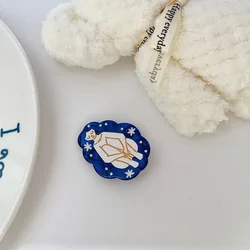 Playful Ocean - Inspired Blue Mermaid Hair Claw Clip (E  hair clip 4.5cm)