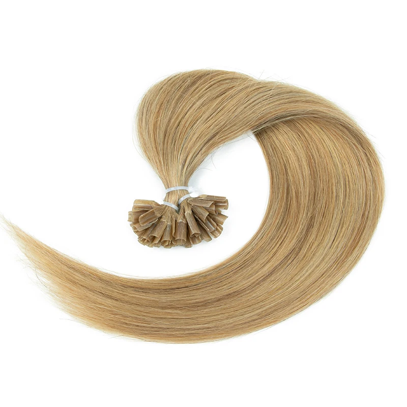 Remy Nail U-Tip Haarverlängerungen 100% Echthaar Maschinell Keratin-Beschichtet Glattes Haar Klebstofffrei Einfache Installation DIY-Set für Salon – Detail 3