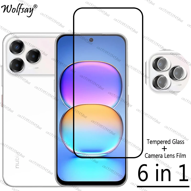 Premium Full Cover Tempered Glass Screen Protector, 6.75 Inch