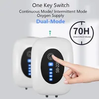 ปั๊มออกซิเจนสำหรับตู้ปลาแบบชาร์จไฟได้ ปั๊มลมอเนกประสงค์แบบพกพา ใช้พอร์ต USB สำหรับใช้ในบ้านและนอกบ้าน เงียบ 4800mA อุปกรณ์ตกปลา 2