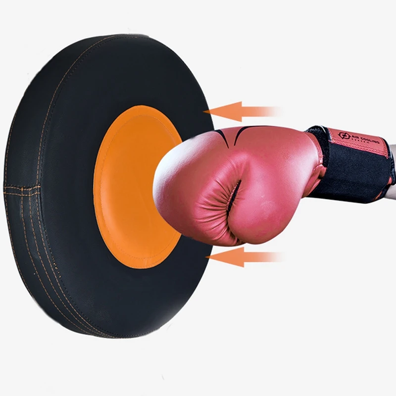 Taekwondo Boxing Target Quality Leather Foam Wall Focus Pads Mat Muay Thai Kicking Fighting Gear Round Shape Punching Sandbags