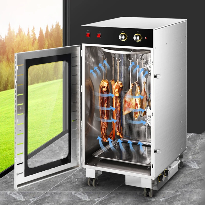 

30KG Rotating sausage, sausage, bacon, chicken, duck, fish, beef dryer, food, household dehydration and air drying cabinet, larg