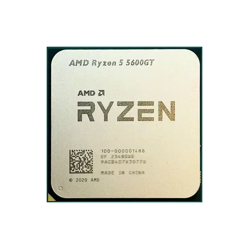 AMD Ryzen 5 5600GT New R5 5600GT 6-Core 12-Thread 4.6GHz 7NM DDR4 CPU Integrated Graphics Vega 7 1900MHz Socket AM4 but no fan cpu processor