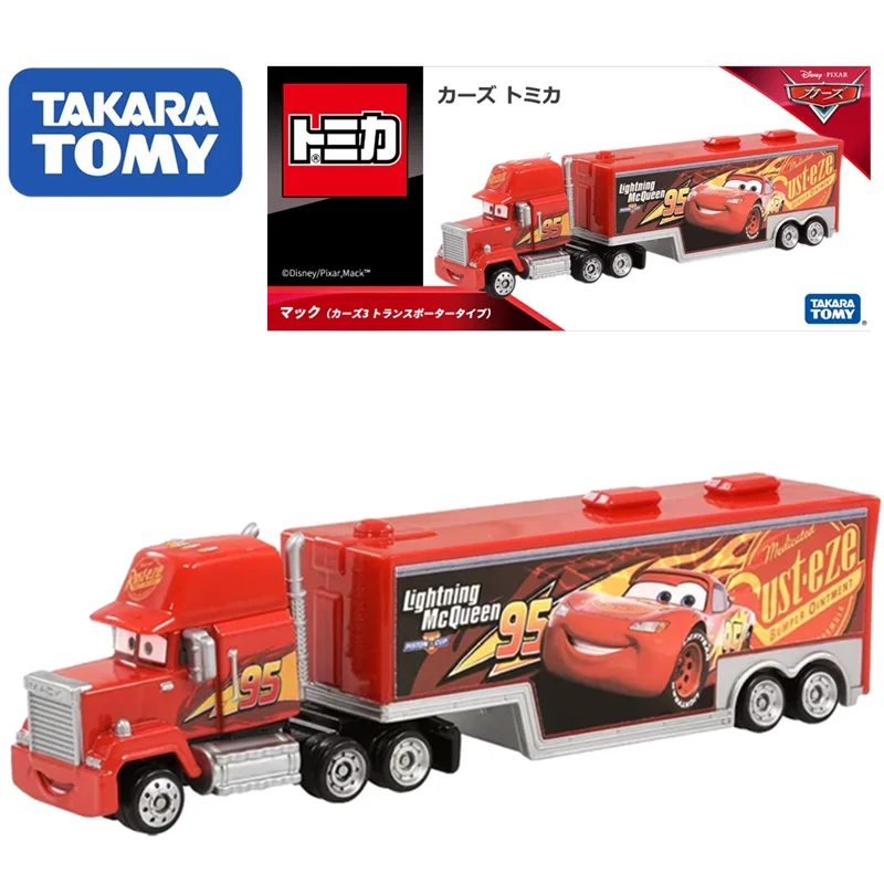 

TAKARA TOMY Tomica Disney Toy Story Cars Lightning McQueen Transporter Metal Diecast Car Model Toy Boy Christmas Birthday Gift