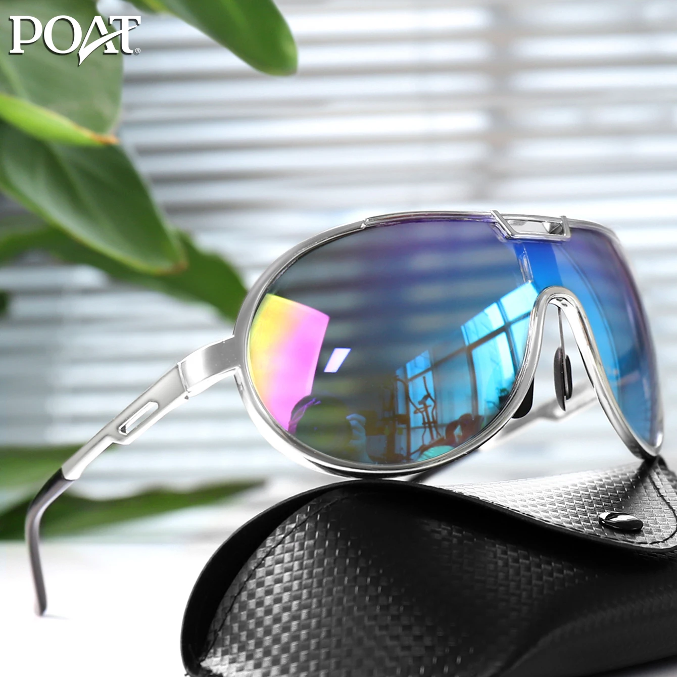 Cycling Sunglasses for Men and Women with Windproof UV Protection