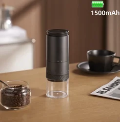 Premium Electric Conical Burr Coffee Grinder with Adjustable Settings (Upgraded Black)