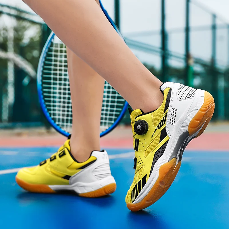 Professionelle Badminton-Schuhe für Herren und Damen Rutschfeste Tischtennis-Sneaker Blaue Outdoor-Gym-Tennistrainer – Detail 13