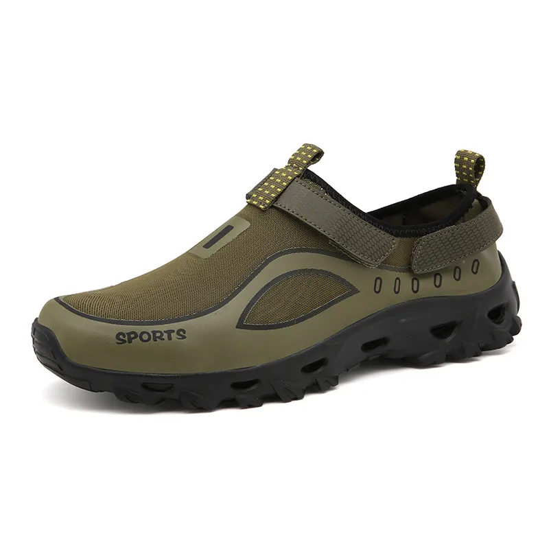 

2023 Summer Outdoor Breathable Wading Beach Shoes Men Walking Shoes Quick Drying Ultra-light Hiking Water Shoes Men Plus size 47