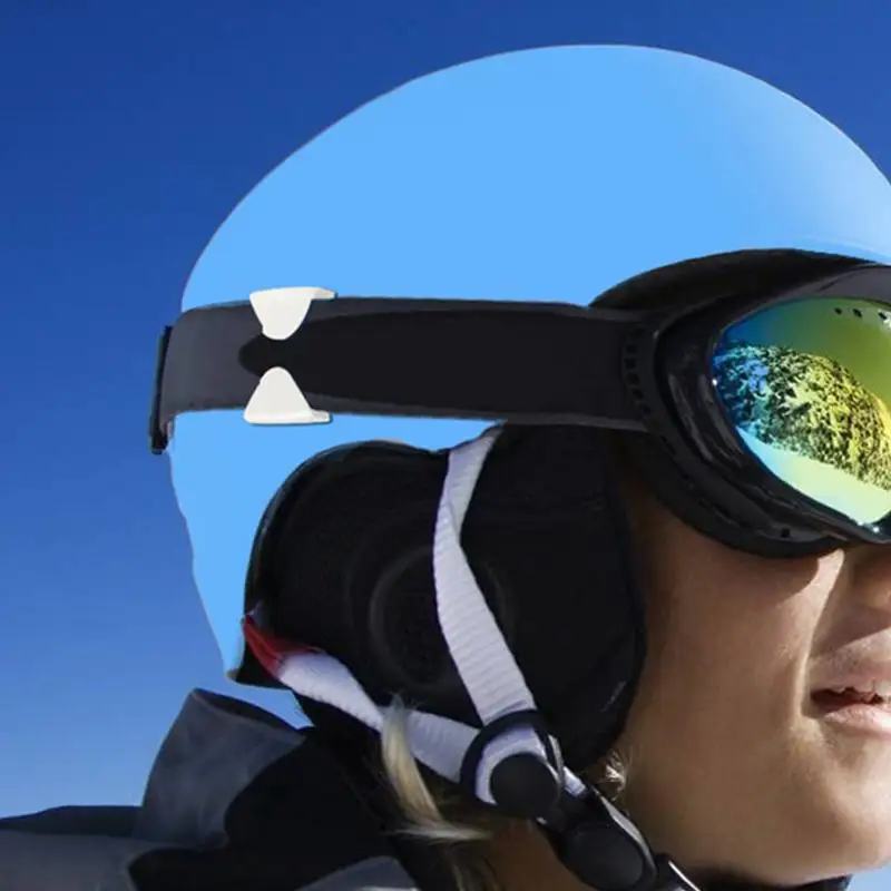 Ski Goggle Clips Goggle Grip Quick Release Clips Anti-drop Side Rails Belt Buckles Multi-functional Ski Accessories