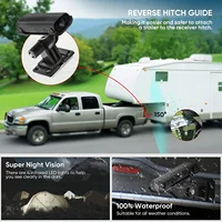 Rear View Camera Motion Detection Magnetic Adhesive Mount Wifi Reverse Hitch  Camera Set 1080P for RV for Camper for Shop - Image 3