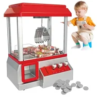 Claw Game Machine Arcade Mini Toy Grabber Machine For Kids Candy Machine Retro Carnival Music And 24 Game Coins Birthday Gift 1