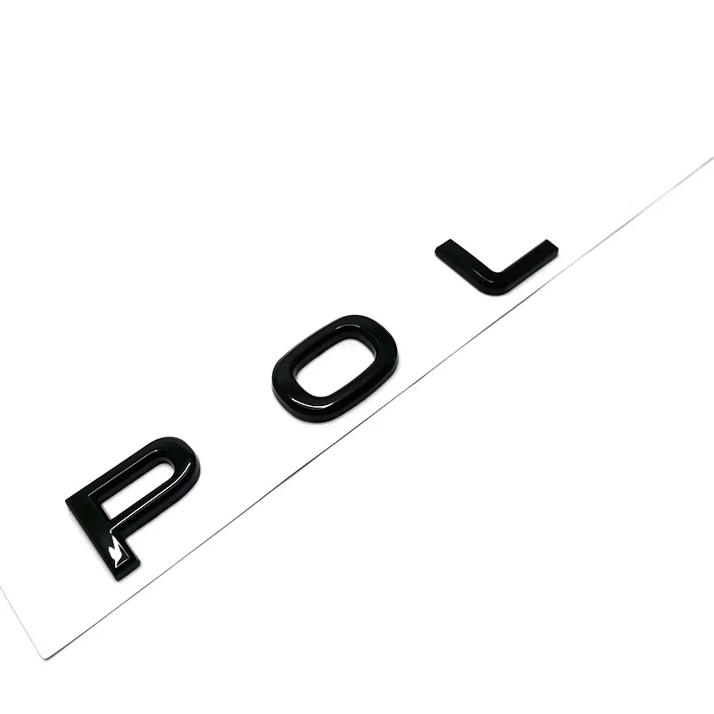 Black Color 2021 Rear Trunk Middle Letter Tailgate Logo Emblem for