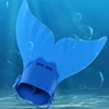 Swim Diving Mermaid Fins Free Diving Breaststroke Silicone Non-slip Children Professional Diving Training Swimming Fins 2