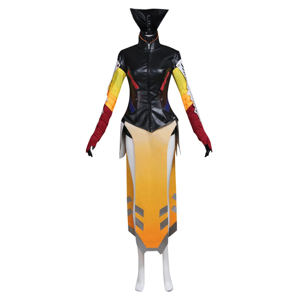 Overwatch: Mercy (Angela Ziegler) | Yellow Cosplay Costume 21 Overwatch-Inspired Mercy Cosplay Costume for Women