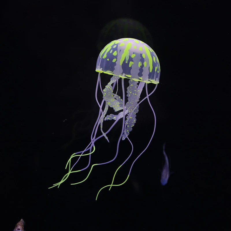 Fish Tank Aquarium Decor Jellyfish Mini Submarine Ornament fish tank ornaments fish tank decorations aquarium ornaments