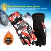 Warm Ski Gloves Polyester Warm&Light Waterproof And Breathable The Wrist Can Be Tightened And Relaxed for A Better Fit 6