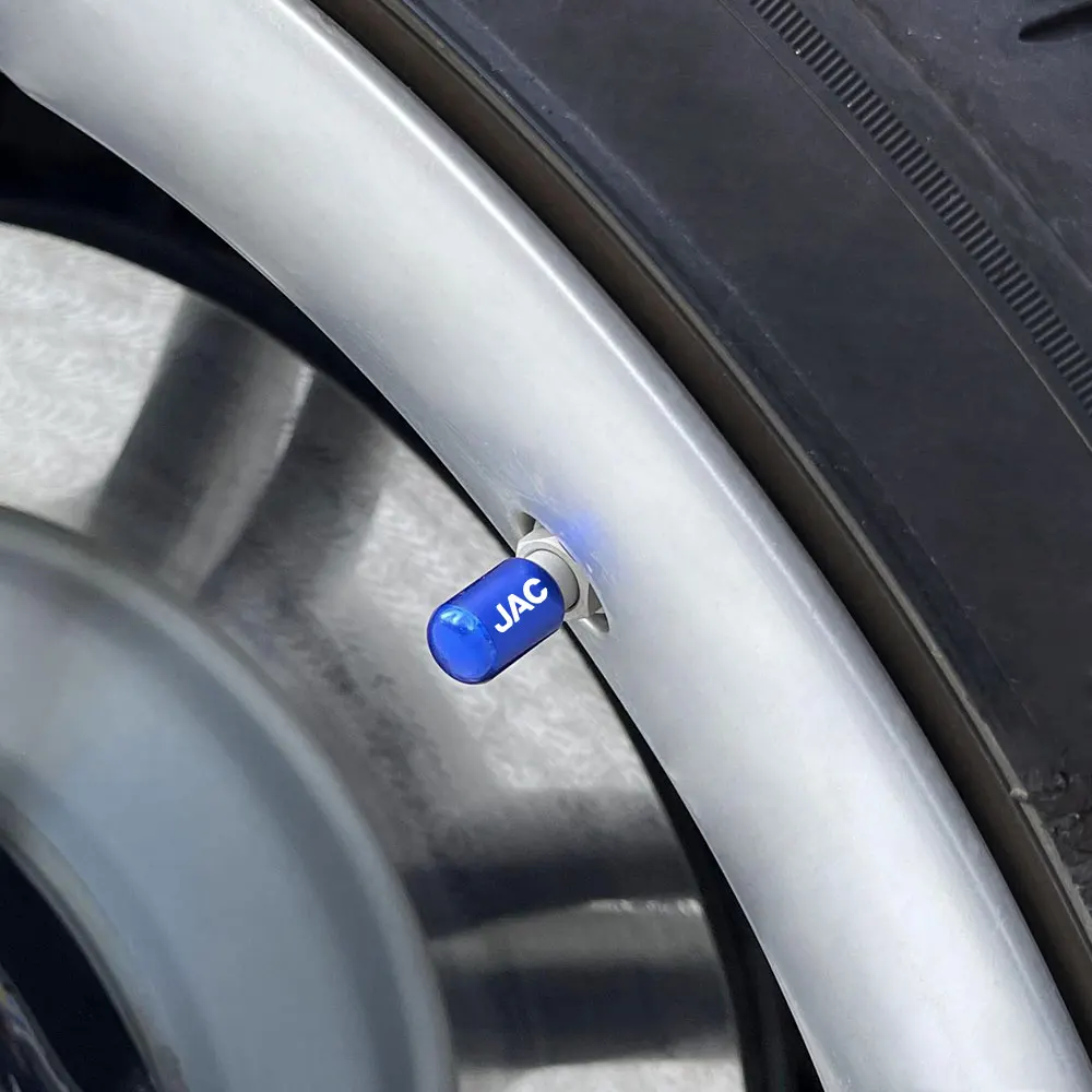 자동차 타이어 밸브 캡 금속 휠 타이어 줄기 밀폐 커버 액세서리 JAC S2 J3 보드 JS2 S3 J2 S5 T8 Refine J5 J6 J4 Vapor