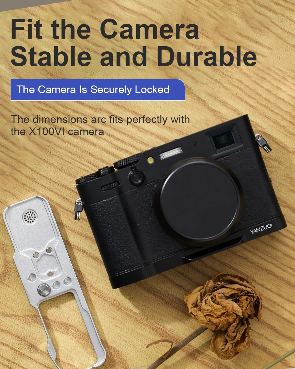 Camera Protection Parts Quick Release Plate Base For Fujifilm X100VI Camera Base