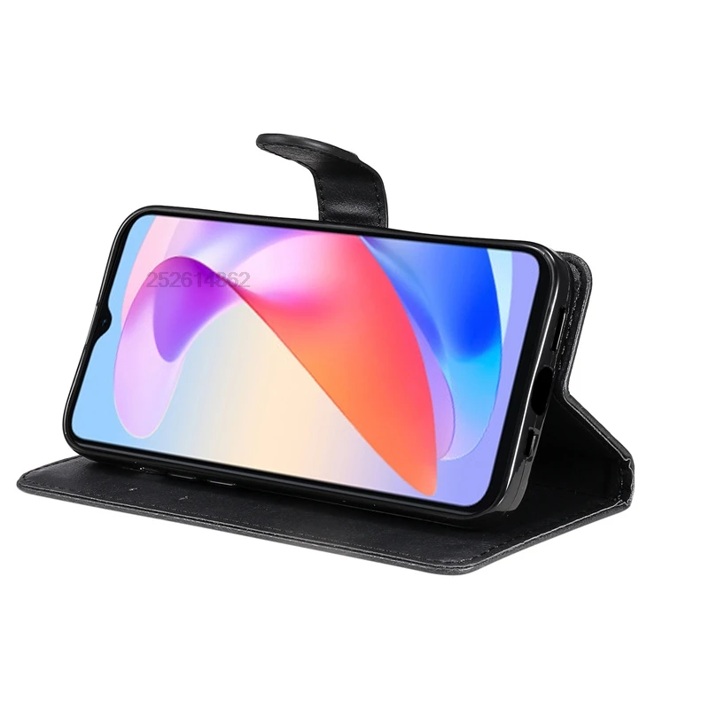 Honor X6A WDY-LX1 Case Flip Book Stand Funda For Honor X6a Honor X6A X6 A X 6A HONORX6A Cover Cases Card Slots Holster Bag 3