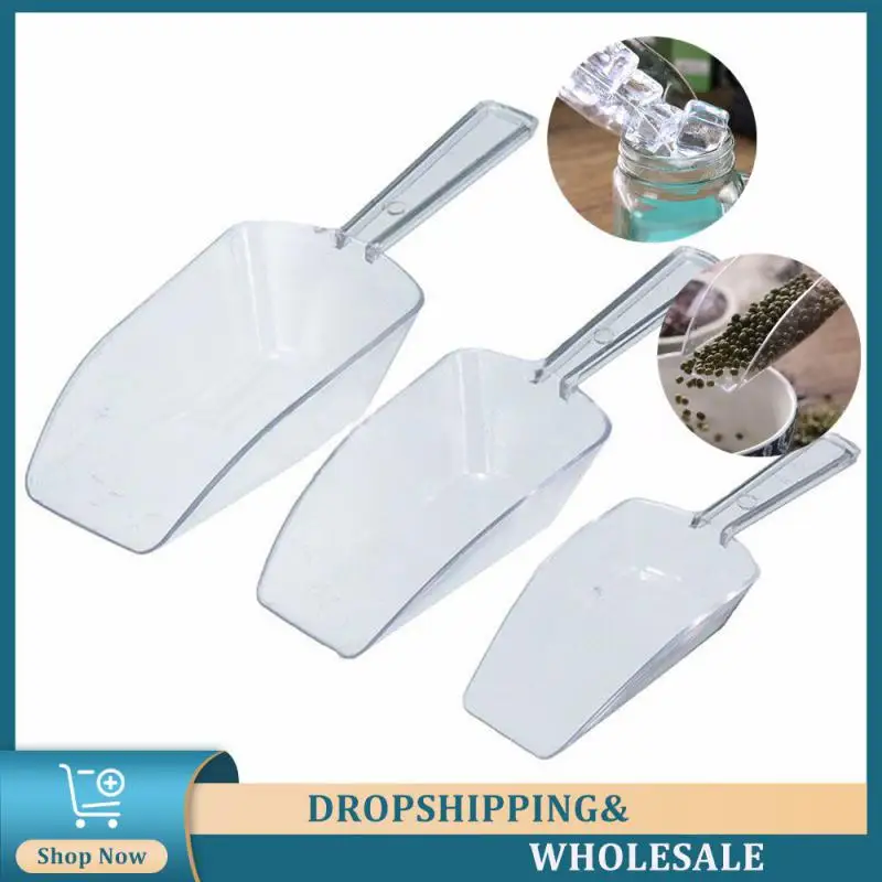 Ice Shovel Scoop 3pcs Mini Plastic For Candy Dessert Grain Party Supplies