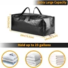Extra Large Storage Totes W/Backpack Straps Strong Handles & Zippers, Packing & Moving Supplies, Black (8 Pack) 4