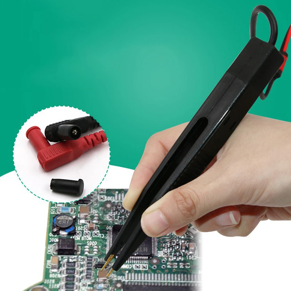 Multimeter Test Leads Alligator Banana Plug Probe Tweezers Patch For Capacitance Inductance Resistor Capacitor Tester Meter Pens 3