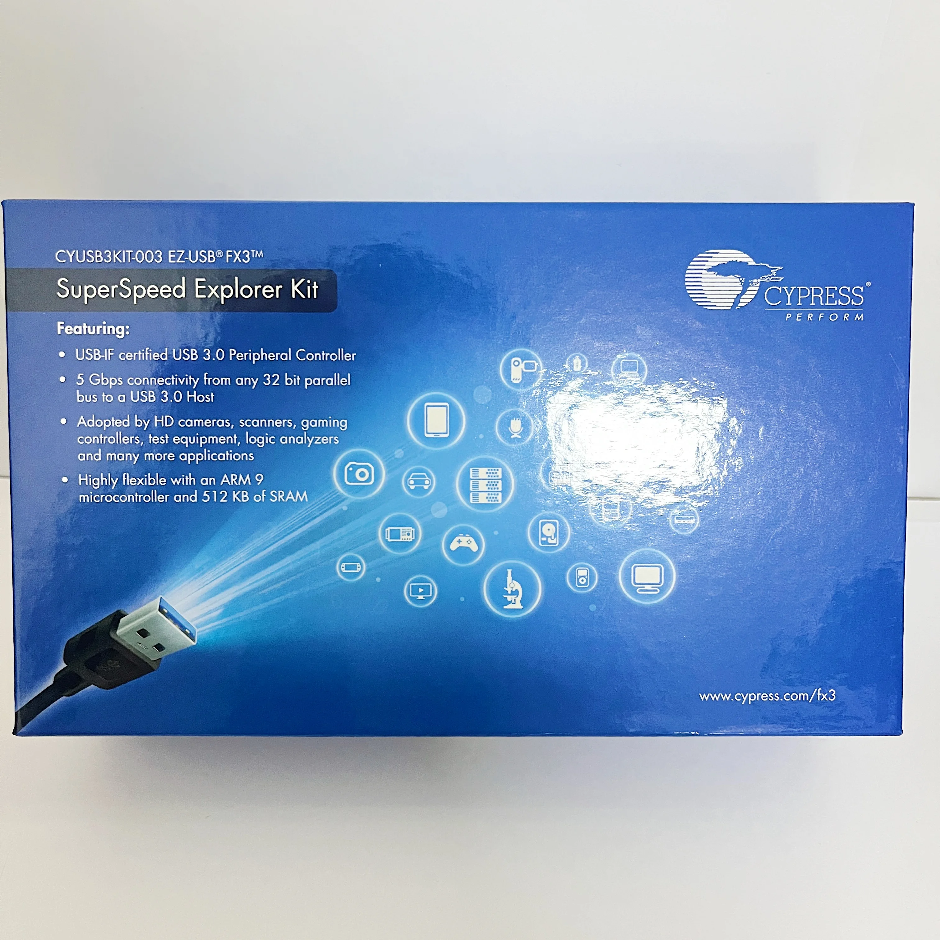 

Бесплатная доставка, набор инструментов для разработки интерфейса CYUSB3KIT-003, USB 3,0 SuperSpeed