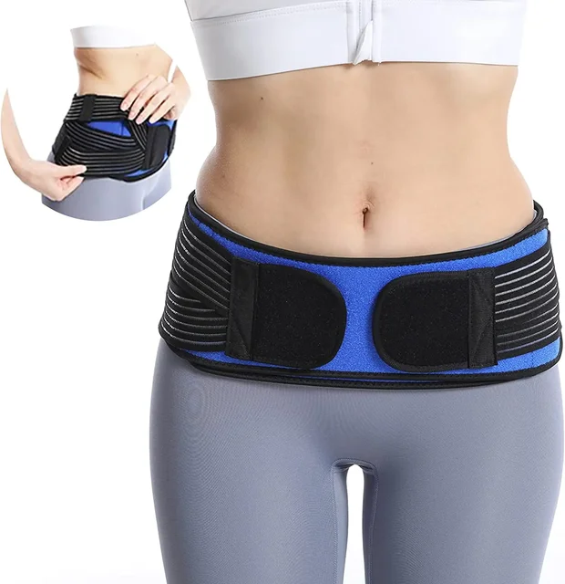 Sacroiliac Hip Belt for Men & Women Alleviates Sciatic, Lower Back Pain, Provides SI Joint Pelvic Support Nerve Compression Sacroiliac Hip Belt for Men & Women Alleviates Sciatic, Lower Back Pain, Provides SI Joint Pelvic Support Nerve Compression